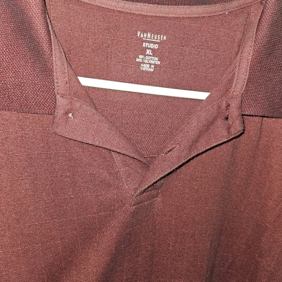 Van Heusen Mens Short Sleeve Polo Shirt Size Xl - Picture 9 of 10
